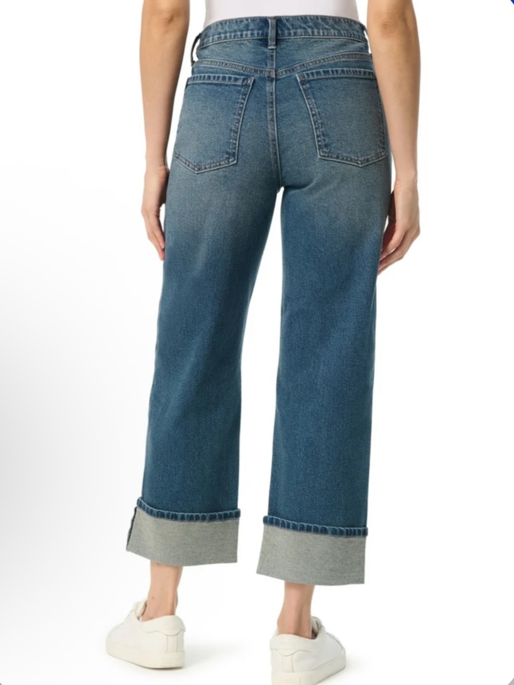 Gloria Vanderbilt Blue Straight-Leg High-Rise Jeans - Picture 3 of 6